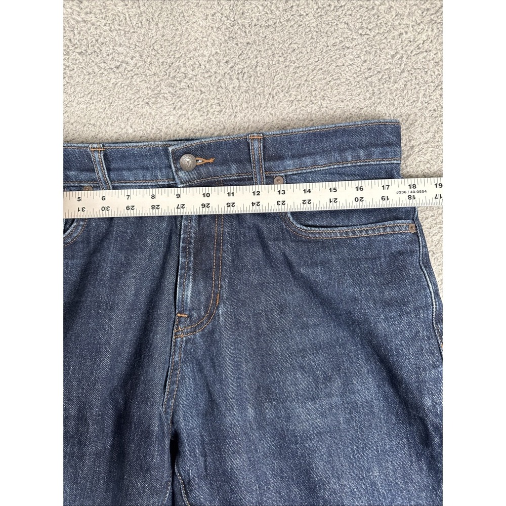 Madewell Jeans Men's 32x30 (34x30) Blue 1991 Straight Dark Wash Stretch Preppy - Picture 5 of 11